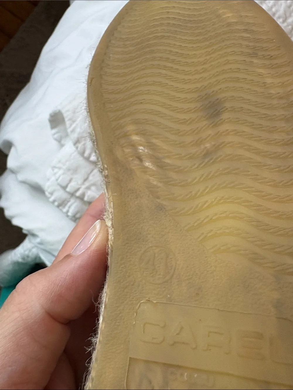Carel Paris Two Tone Espadrilles size 41 like new